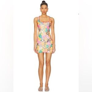 LE SUPERBE
NEON Sequin TUILERIES DRESS $325 sz small nwt